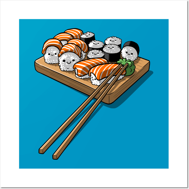 Sushi Wall Art by albertocubatas